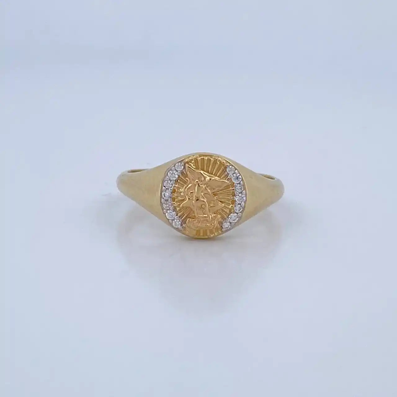  18K Gold San Miguel Ring – 4.5g / Size 9.5