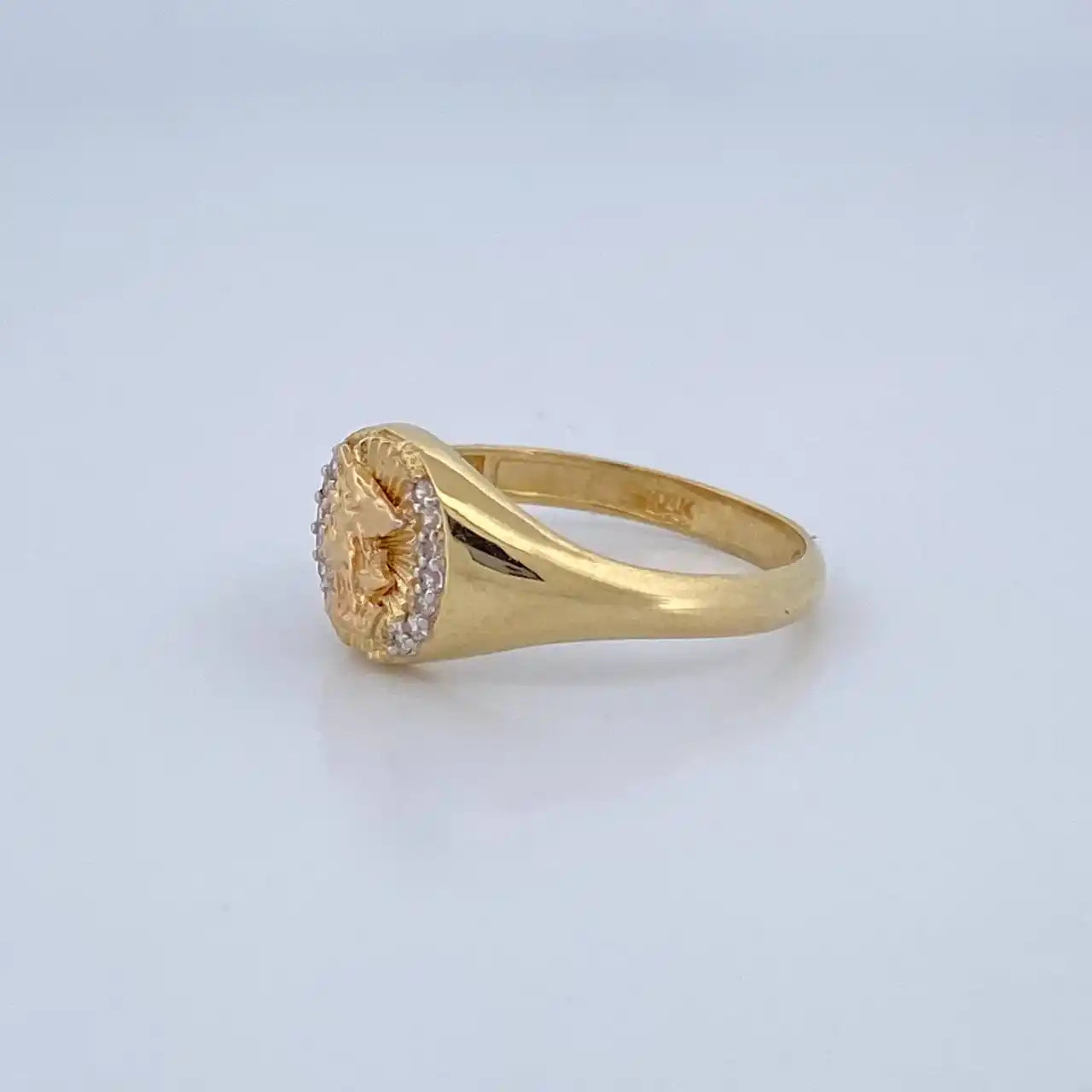  18K Gold San Miguel Ring – 4.5g / Size 9.5