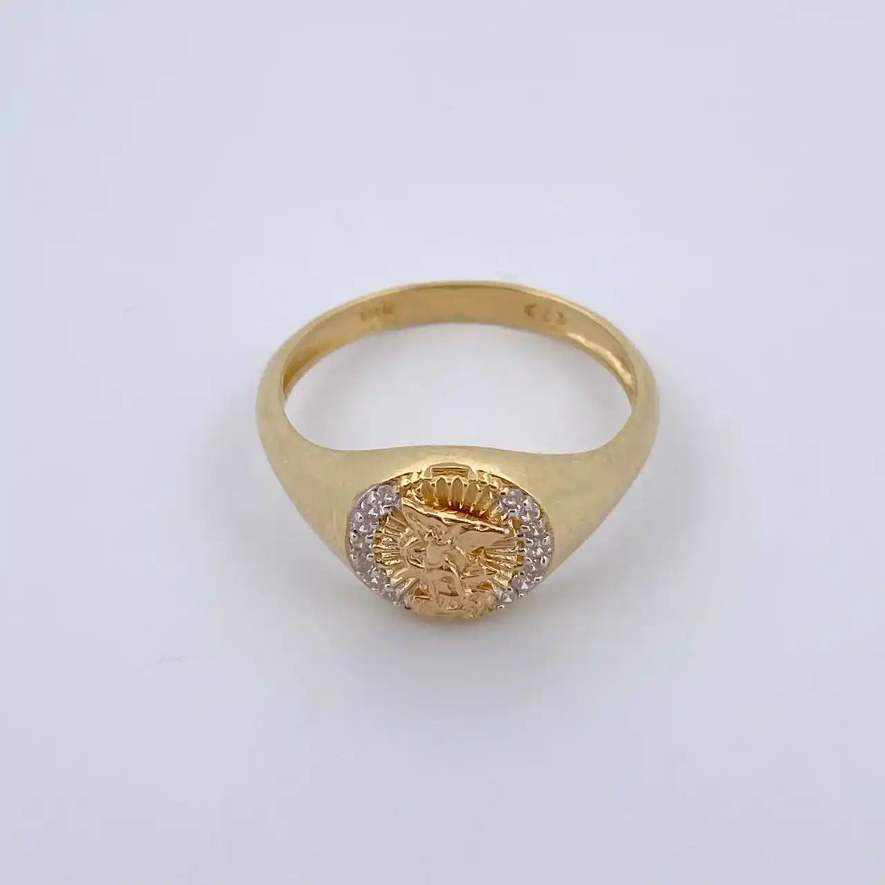  18K Gold San Miguel Ring – 4.5g / Size 9.5