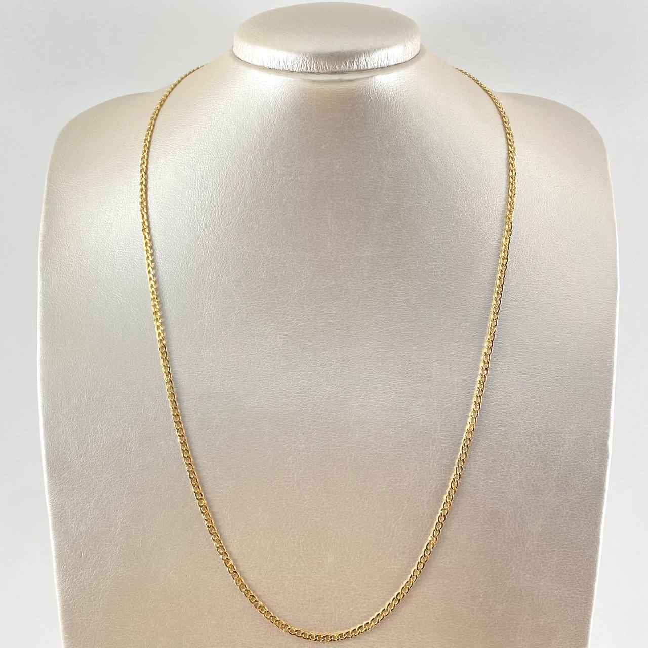  18K Gold Cuban Link Chain – 5.2g / 60cm +1cm Extension