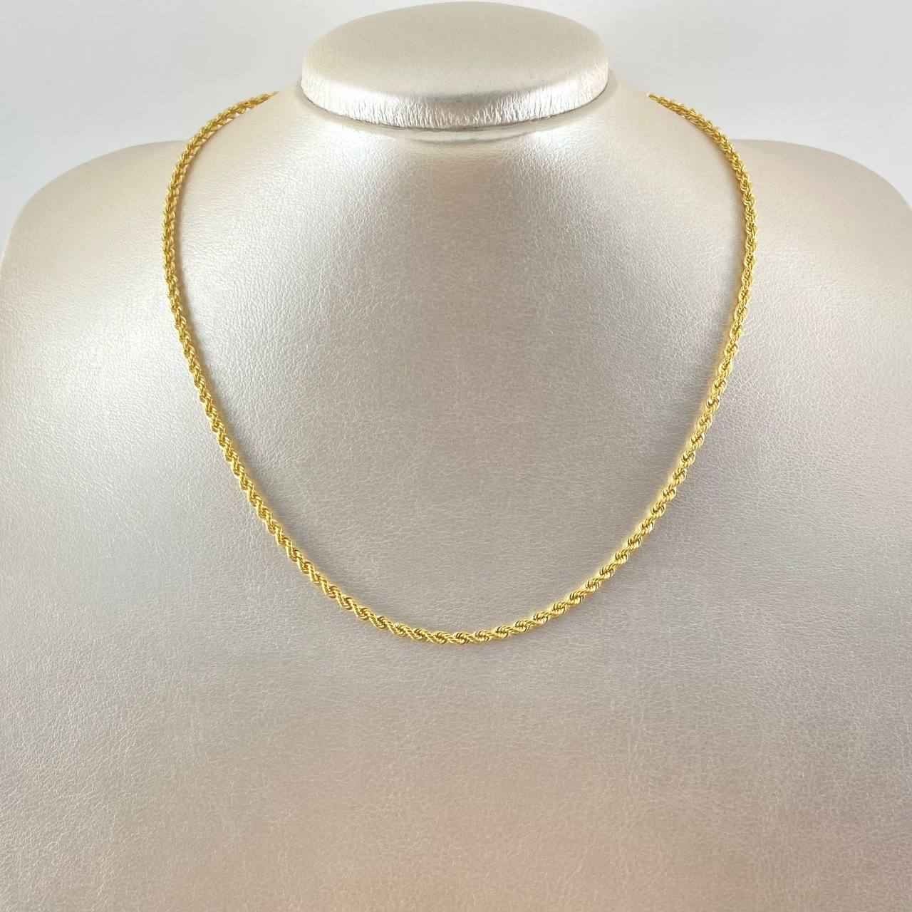 18K Gold Lazo Chain – 4.15g / 45cm +3cm Extension