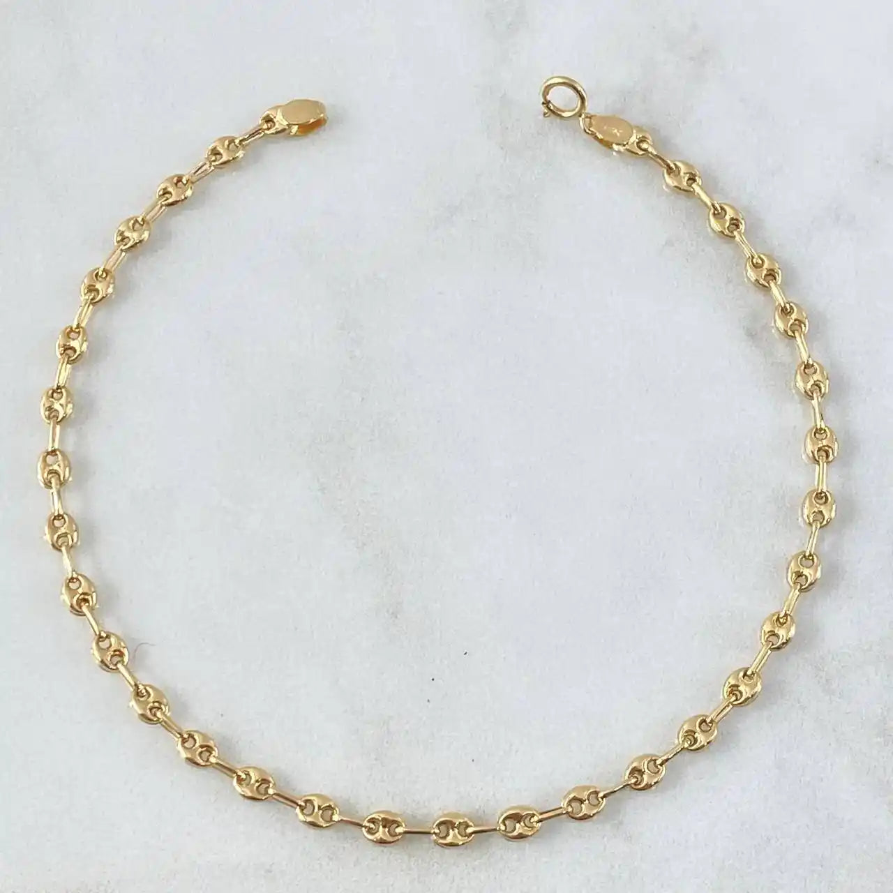  18K Gold GC Anklet – 2.85g / 25cm (9.8in)