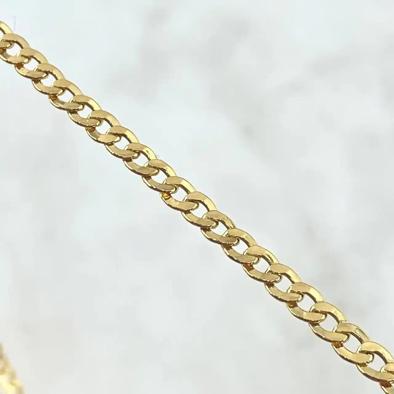  18K Gold Cuban Link Chain – 5.2g / 60cm +1cm Extension