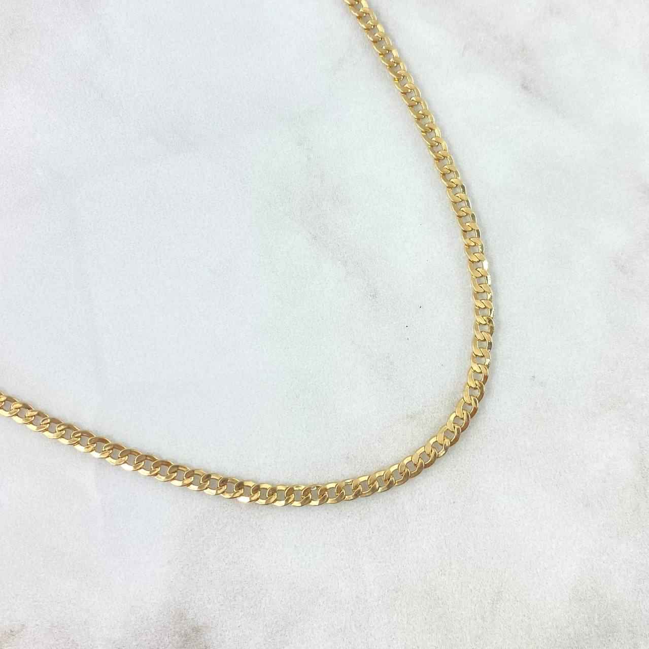  18K Gold Cuban Link Chain – 5.2g / 60cm +1cm Extension