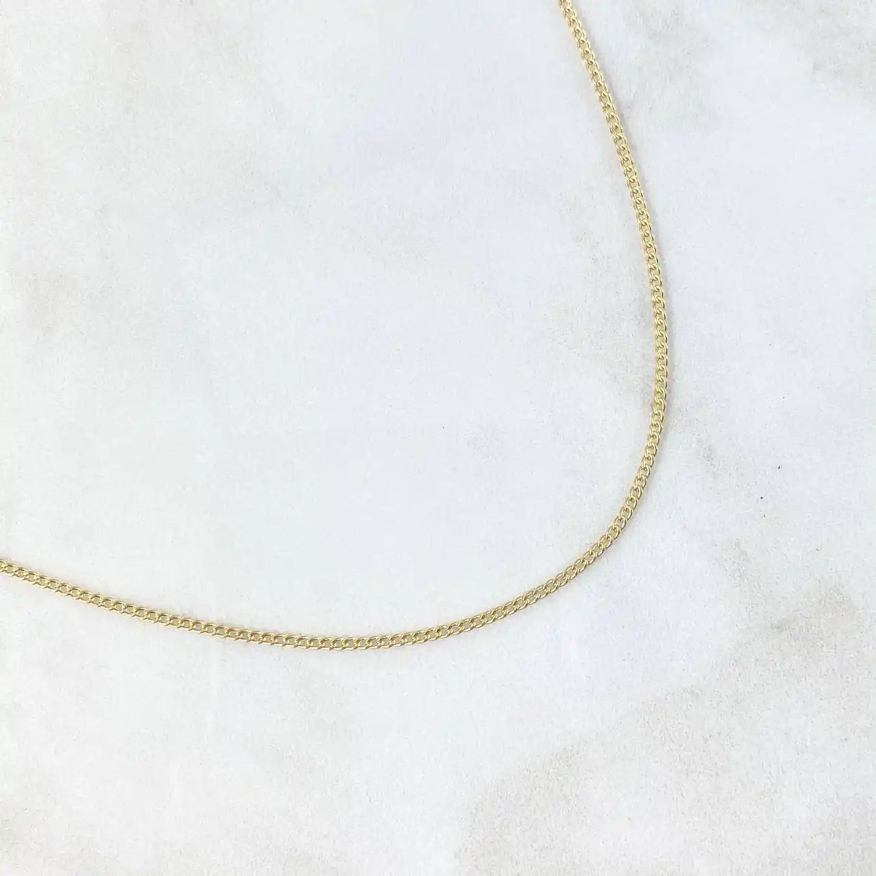 Cuban Link Chain 1.35g / 45cm / +1 Extension – 18K Gold
