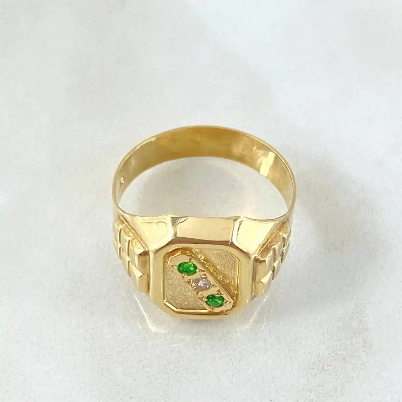 18K Gold Trinity Ring – 4.25g / Size 9.25