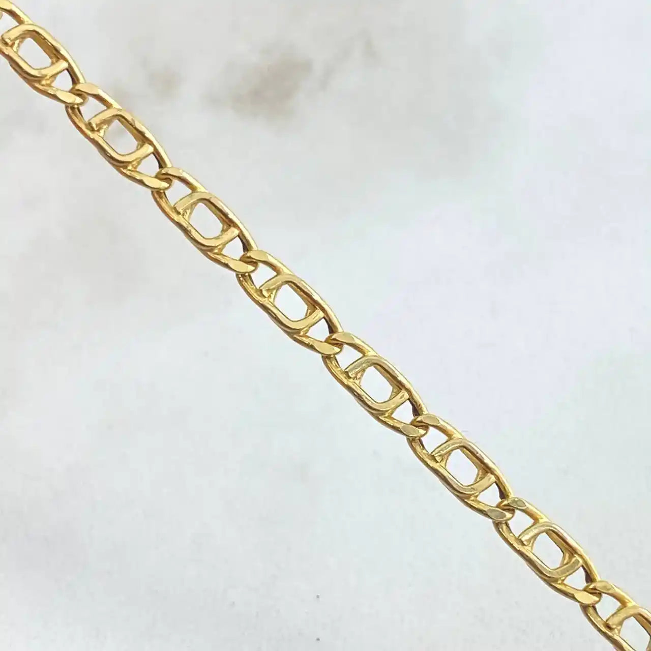 18K Gold Garibaldi Anklet – 3.55g / 25.5cm (10in)