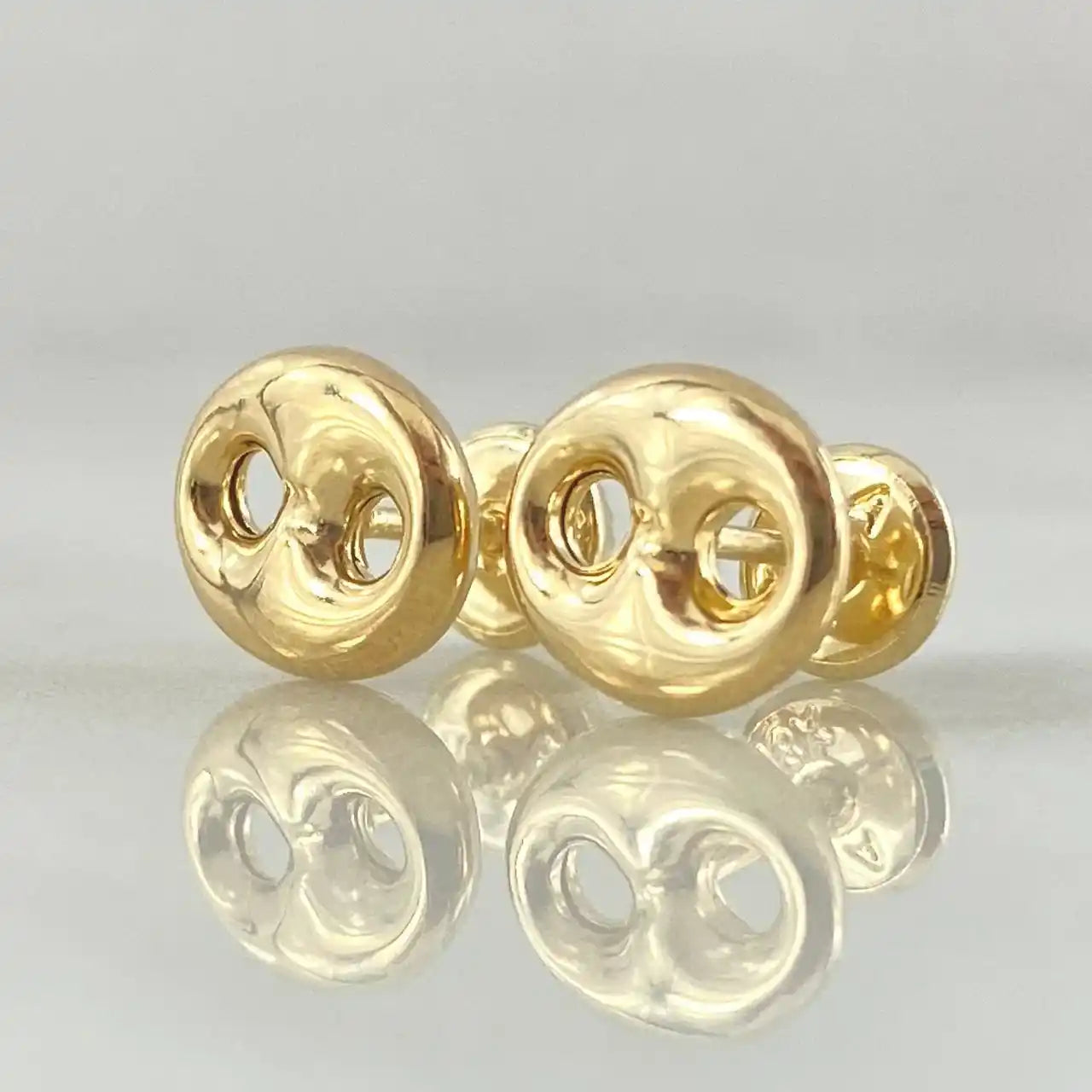 18K Gold Stud Earrings – GC Design – 0.85g