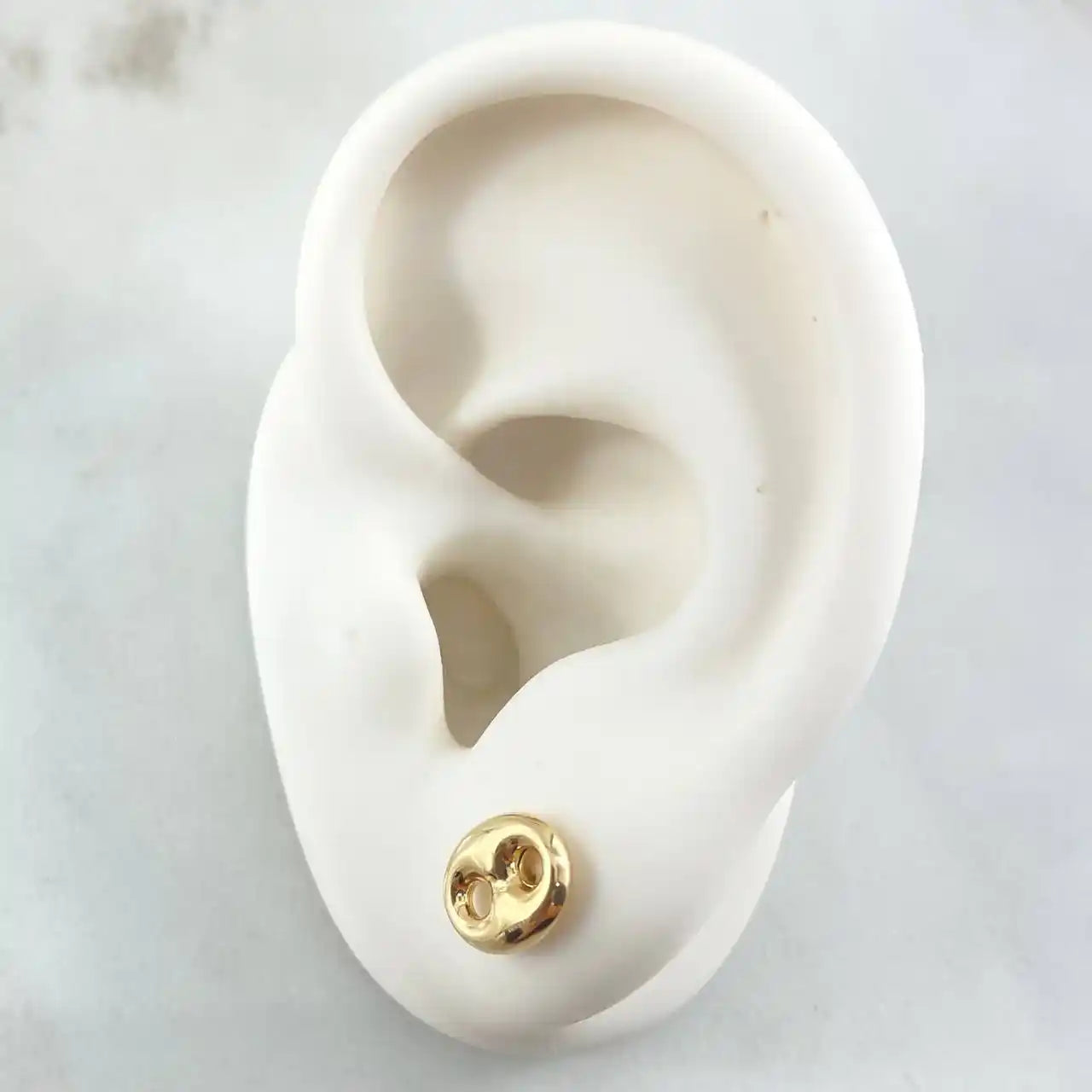 18K Gold Stud Earrings – GC Design – 0.85g