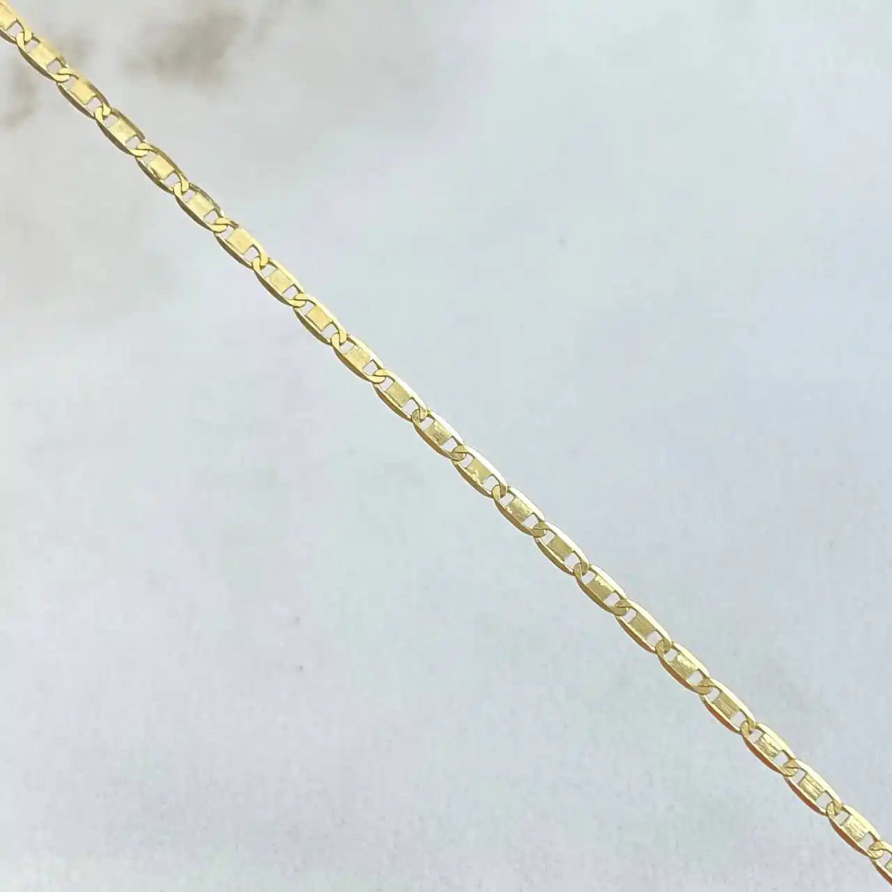 18K Gold Flat Chain – 3.55g / 60cm +3cm Extension