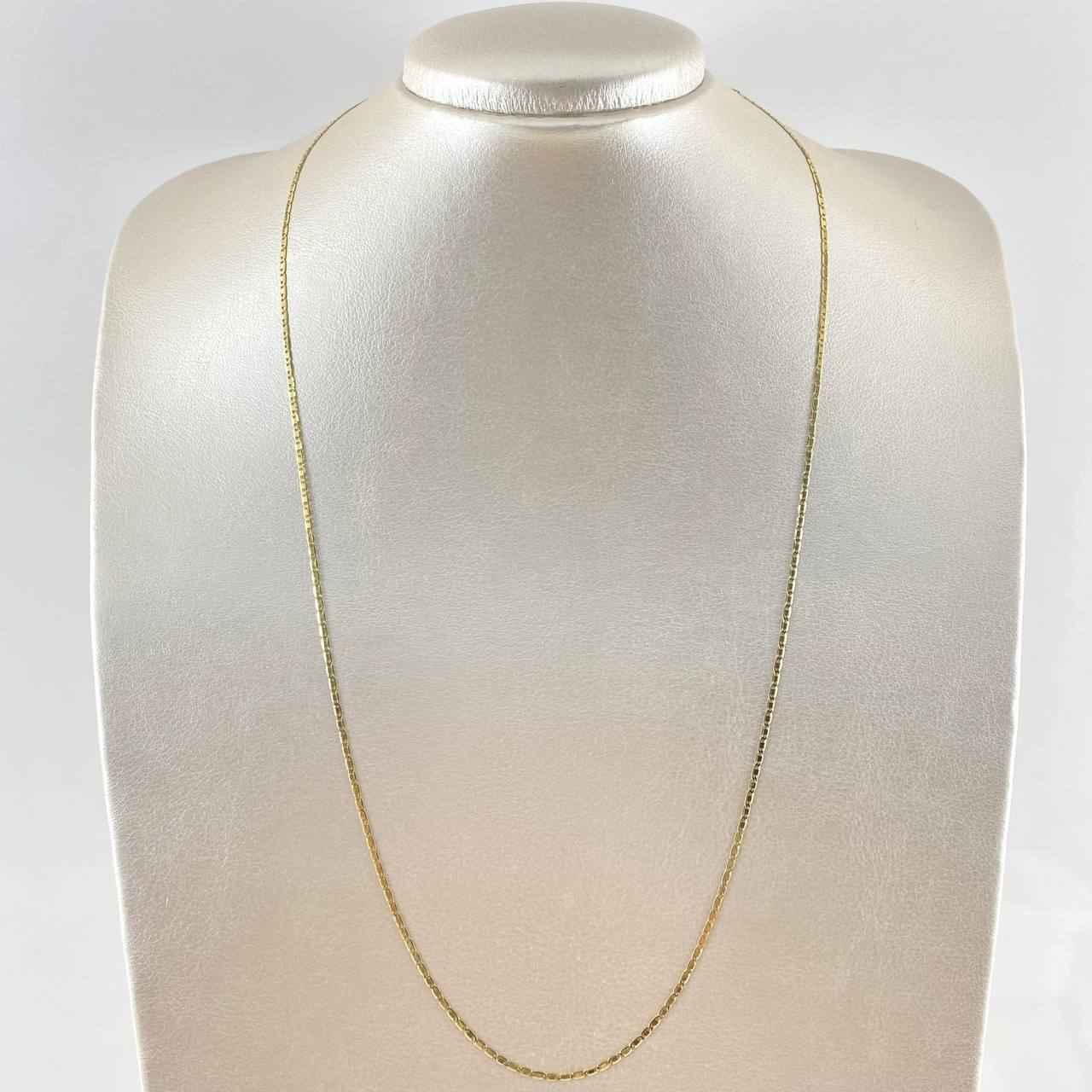 18K Gold Flat Chain – 3.55g / 60cm +3cm Extension